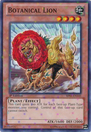 Botanical Lion [Starfoil Rare 1st Edition] BP01-EN145