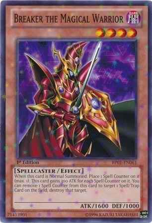 Breaker the Magical Warrior [Starfoil Rare 1st Edition] BP01-EN061