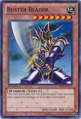 Buster Blader [Starfoil Rare 1st Edition] BP01-EN117
