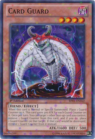 Card Guard [Starfoil Rare 1st Edition] BP01-EN162
