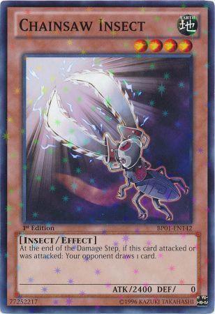 Chainsaw Insect [Starfoil Rare 1st Edition] BP01-EN142