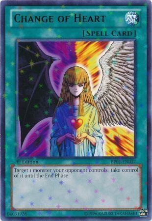 Change of Heart [Starfoil Rare 1st Edition] BP01-EN037