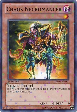 Chaos Necromancer [Starfoil Rare 1st Edition] BP01-EN183
