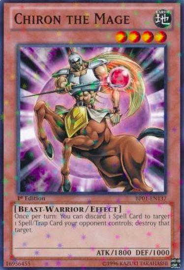 Chiron the Mage [Starfoil Rare 1st Edition] BP01-EN137
