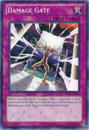 Damage Gate [Starfoil Rare] BP01-EN109