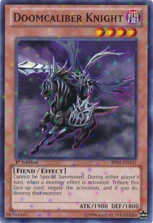 Doomcaliber Knight [Starfoil Rare 1st Edition] BP01-EN141