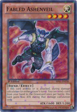 Fabled Ashenveil [Starfoil Rare 1st Edition] BP01-EN158