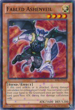 Fabled Ashenveil [Starfoil Rare] BP01-EN158