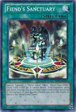 Fiend's Sanctuary [Starfoil Rare] BP01-EN076