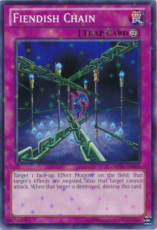 Fiendish Chain [Starfoil Rare] BP01-EN105