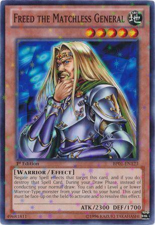 Freed the Matchless General [Starfoil Rare 1st Edition] BP01-EN123