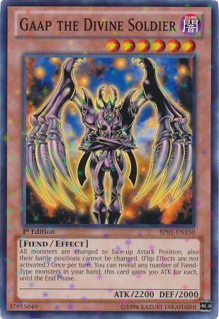 Gaap the Divine Soldier [Starfoil Rare 1st Edition] BP01-EN150
