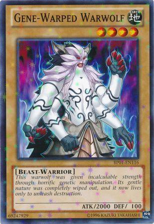 Gene-Warped Warwolf [Starfoil Rare] BP01-EN116