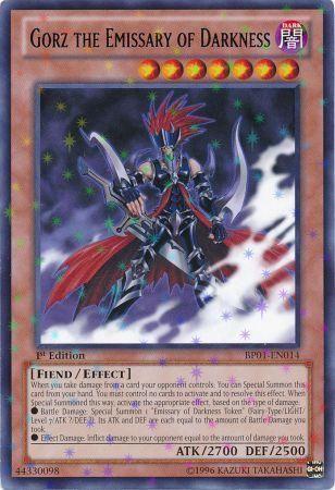 Gorz the Emissary of Darkness [Starfoil Rare 1st Edition] BP01-EN014