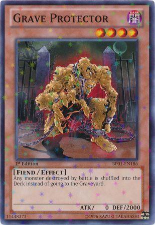 Grave Protector [Starfoil Rare 1st Edition] BP01-EN186