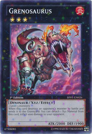 Grenosaurus [Starfoil Rare 1st Edition] BP01-EN026