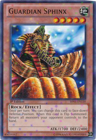 Guardian Sphinx [Starfoil Rare 1st Edition] BP01-EN130