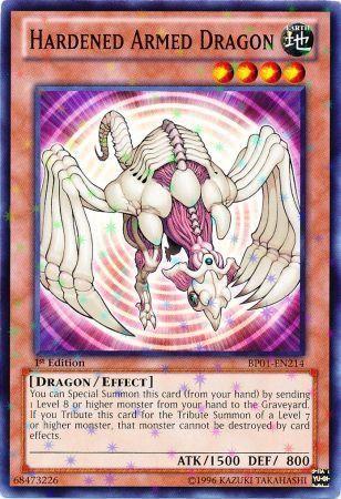 Hardened Armed Dragon [Starfoil Rare 1st Edition] BP01-EN214