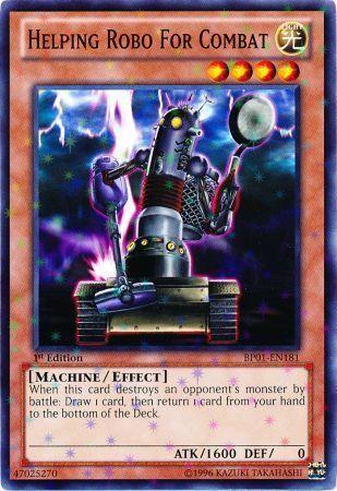 Helping Robo for Combat [Starfoil Rare 1st Edition] BP01-EN181