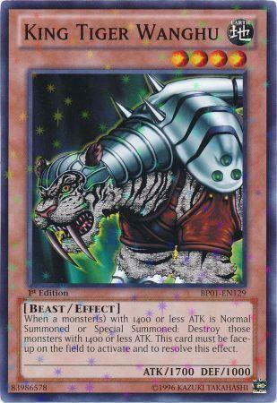 King Tiger Wanghu [Starfoil Rare 1st Edition] BP01-EN129