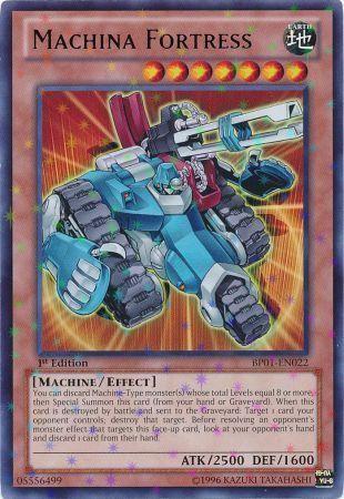 Machina Fortress [Starfoil Rare 1st Edition] BP01-EN022