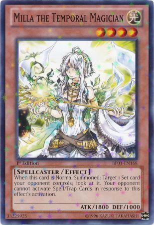 Milla the Temporal Magician [Starfoil Rare 1st Edition] BP01-EN168