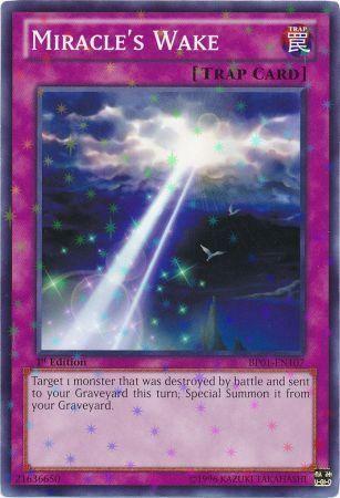 Miracle's Wake [Starfoil Rare 1st Edition] BP01-EN107
