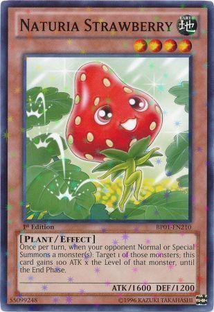 Naturia Strawberry [Starfoil Rare 1st Edition] BP01-EN210