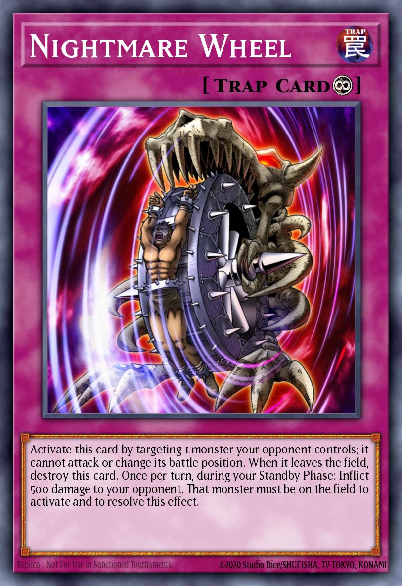 Nightmare Wheel [Starfoil Rare 1st Edition] BP01-EN096