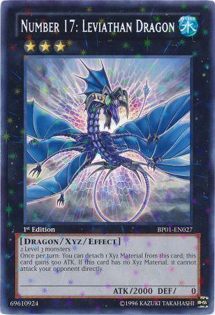 Number 17: Leviathan Dragon [Starfoil Rare 1st Edition] BP01-EN027