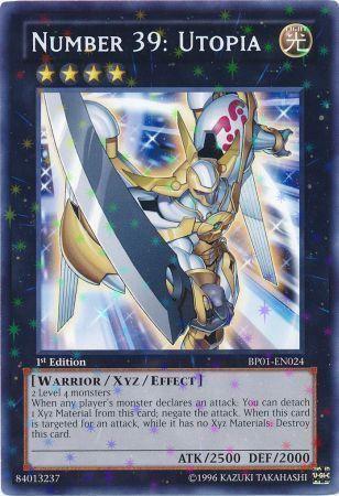 Number 39: Utopia [Starfoil Rare 1st Edition] BP01-EN024