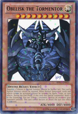 Obelisk the Tormentor [Starfoil Rare] BP01-EN021