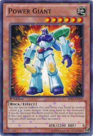 Power Giant [Starfoil Rare 1st Edition] BP01-EN161