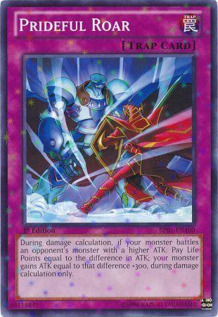 Prideful Roar [Starfoil Rare 1st Edition] BP01-EN100