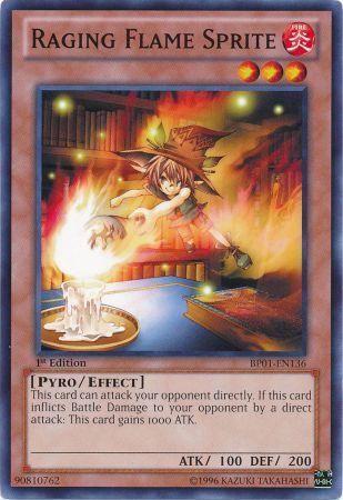 Raging Flame Sprite [1st Edition] BP01-EN136