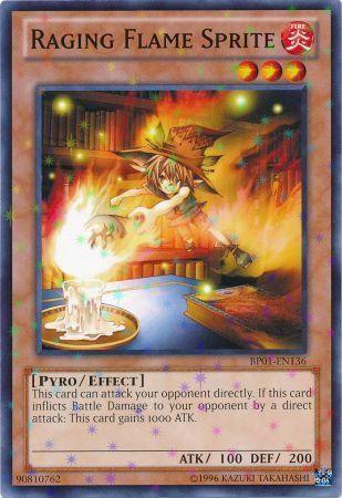 Raging Flame Sprite [Starfoil Rare] BP01-EN136
