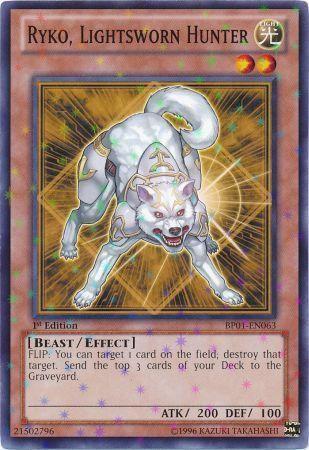 Ryko, Lightsworn Hunter [Starfoil Rare 1st Edition] BP01-EN063