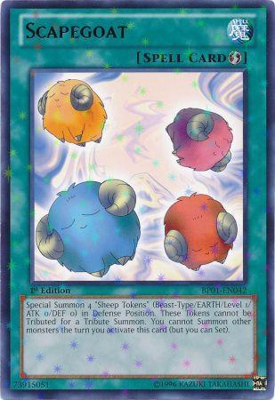Scapegoat [Starfoil Rare 1st Edition] BP01-EN042