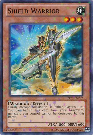 Shield Warrior [Starfoil Rare] BP01-EN202