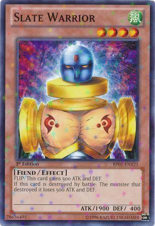Slate Warrior [Starfoil Rare 1st Edition] BP01-EN121