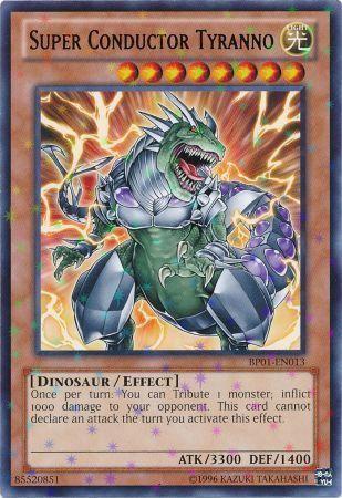 Super Conductor Tyranno [Starfoil Rare] BP01-EN013