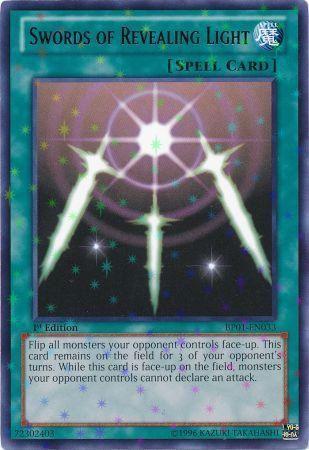 Swords of Revealing Light [Starfoil Rare 1st Edition] BP01-EN033