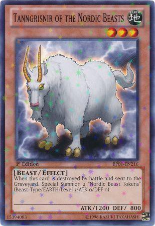 Tanngrisnir of the Nordic Beasts [Starfoil Rare 1st Edition] BP01-EN216