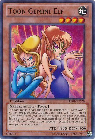 Toon Gemini Elf [1st Edition] BP01-EN128