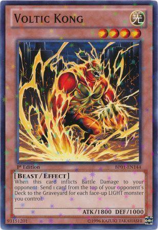 Voltic Kong [Starfoil Rare 1st Edition] BP01-EN144