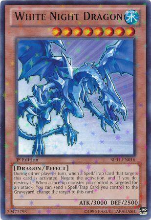 White Night Dragon [Starfoil Rare 1st Edition] BP01-EN016