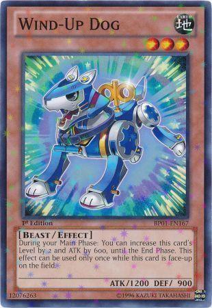 Wind-Up Dog [Starfoil Rare 1st Edition] BP01-EN167