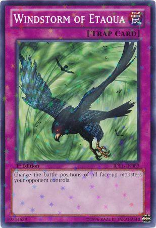 Windstorm of Etaqua [Starfoil Rare 1st Edition] BP01-EN089