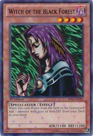 Witch of the Black Forest [Starfoil Rare 1st Edition] BP01-EN001