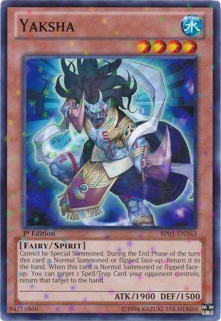 Yaksha [Starfoil Rare 1st Edition] BP01-EN163